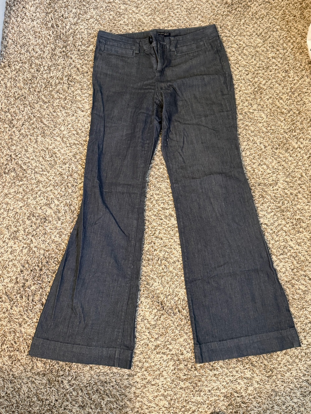 Banana Republic dark blue wide leg jeans
